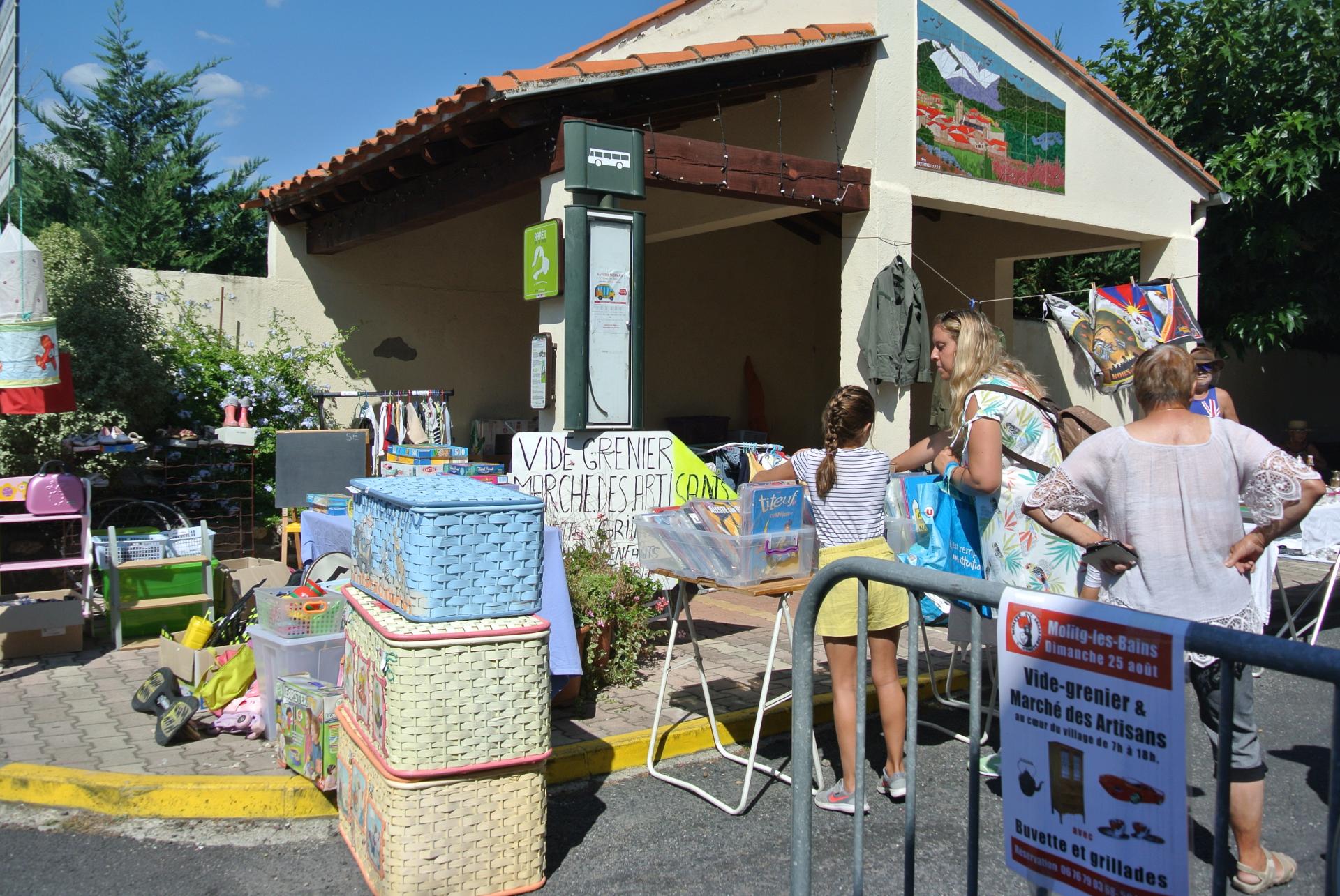 vide grenier Molitg